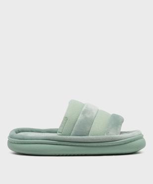 Chaussons mules bout ouvert sur épaisse semelle femme - Isotoner vue1 - ISOTONER - GEMO