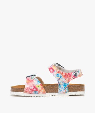 Sandales fille à brides à boucle et semelle intérieure cuir vue3 - GEMO (ENFANT) - GEMO