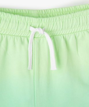 Short fille sportswear en maille en dégradé de couleur vue2 - GEMO (JUNIOR) - GEMO