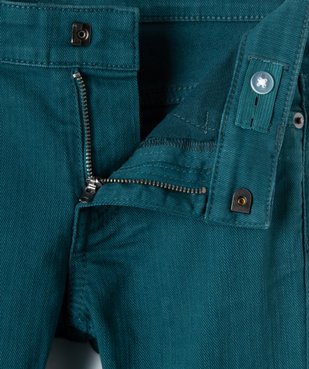 Pantalon garçon uni coupe Slim extensible  vue2 - GEMO 4G GARCON - GEMO