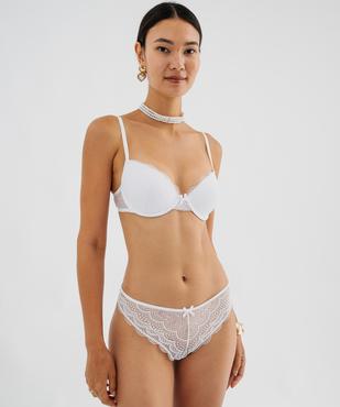 String en dentelle et tulle femme (lot de 2) vue13 - GEMO(HOMWR FEM) - GEMO