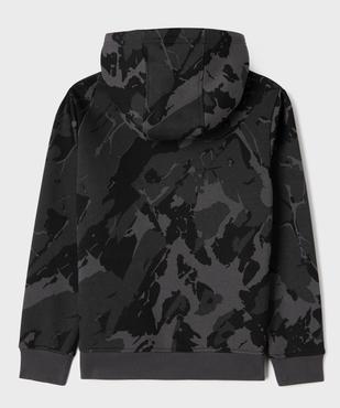Sweat à capuche avec intérieur molletonné garçon vue4 - GEMO (JUNIOR) - GEMO