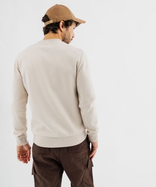Sweat avec intérieur molletonné homme vue3 - GEMO 4G HOMME - GEMO