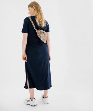 Robe de grossesse avec effet drapé sur l’avant vue5 - GEMO 4G MATERN - GEMO