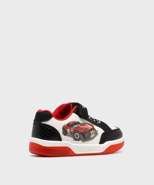 Baskets à scratch à motif voiture avec semelle lumineuse garçon - Hot Wheels vue4 - HOT WHEELS - GEMO