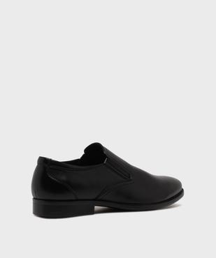 Derbies slip-on en cuir imitation lisse homme - Mario Baldano vue4 - MARIO BALDANO - GEMO