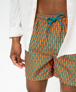 Short de bain imprimé hippocampes homme vue3 - GEMO 4G HOMME - GEMO