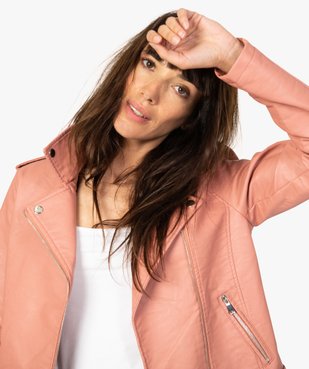 Blouson femme avec fermetures zippées vue2 - FOLLOW ME - Nikesneakers