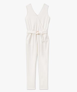 Combinaison pantalon femme avec haut cache-coeur vue4 - GEMO 4G FEMME - GEMO