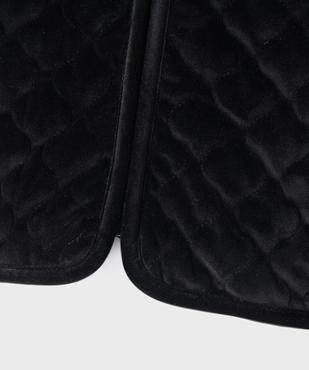 Veste zippée en velours matelassé fille vue3 - GEMO (ENFANT) - GEMO