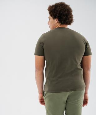 Tee-shirt à manches courtes et col rond homme vue13 - GEMO 4G HOMME - GEMO