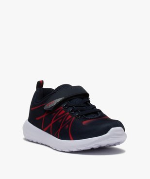 Baskets garçon en mesh imprimé et fermeture scratch vue2 - GEMO (ENFANT) - GEMO