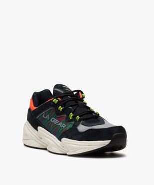 Baskets homme running détails fluo – LA Gear vue2 - L.A. GEAR - GEMO