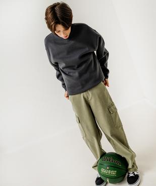 Sweat en molleton moelleux garçon vue5 - GEMO (JUNIOR) - GEMO