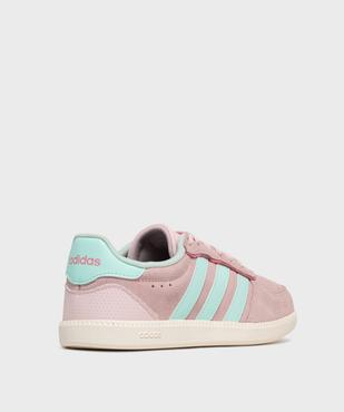 Baskets basses en cuir suédé Breaknet Sleek femme - Adidas vue4 - ADIDAS - GEMO