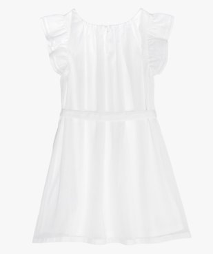 Robe fille en voile irisé et manches volantées vue3 - GEMO (ENFANT) - GEMO