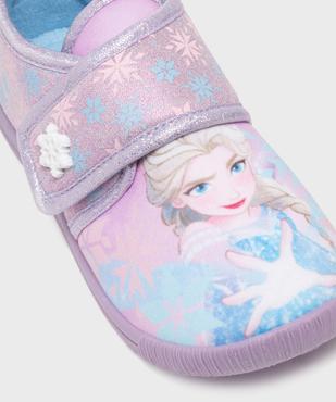 Chaussons à scratch imprimé Elsa fille - La Reine des Neiges vue6 - REINE DES NEIGE - GEMO