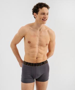Boxer uni en microfibre extra douce homme - Freegun vue1 - FREEGUN - GEMO