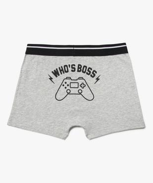 Boxer à motifs jeux video garçon (lot de 2) vue3 - GEMO 4G GARCON - GEMO