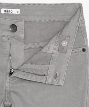 Pantalon garçon style jean slim 5 poches vue3 - GEMO (JUNIOR) - GEMO