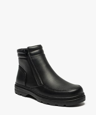 Boots homme double zip gamme confort vue2 - GEMO (CONFORT) - GEMO
