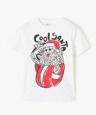 Tee-shirt imprimé Noël garçon vue2 - GEMO (JUNIOR) - GEMO