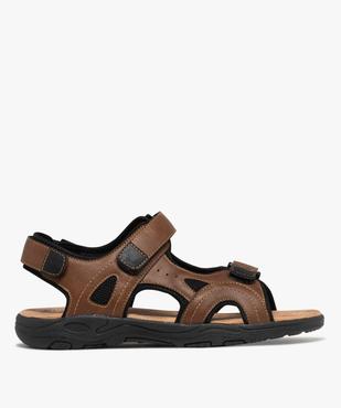 Sandales look sport gamme confort à scratch homme vue1 - G'FLEX - GEMO