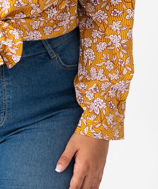 Pantacourt en jean stretch coupe slim taille normale femme grande taille vue2 - GEMO (G TAILLE) - GEMO