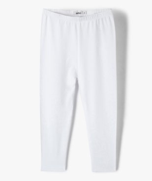 Legging 7/8ème uni à taille élastiquée fille vue4 - GEMO (ENFANT) - GEMO