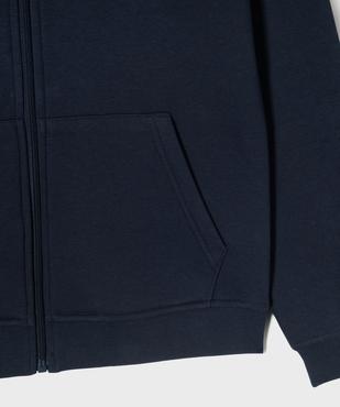 Sweat zippé à capuche garçon vue2 - GEMO (JUNIOR) - GEMO