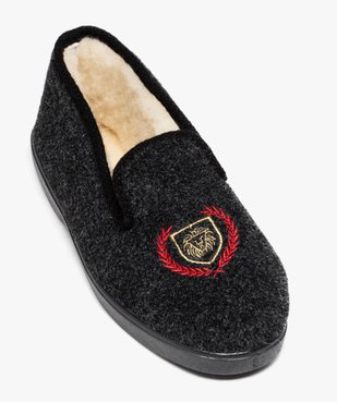 Chaussons homme pantoufles en feutrine et en laine vue5 - G'FLEX GEMO FOR GOOD - GEMO