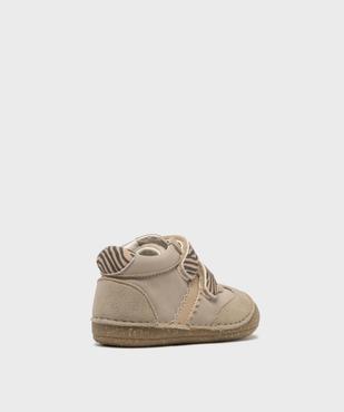 Chaussures de parc à motifs zébré bébé fille - Alma vue4 - ALMA - GEMO