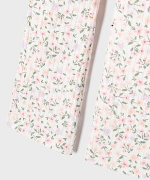 Legging flare en maille côtelée fille vue2 - GEMO 4G FILLE - GEMO