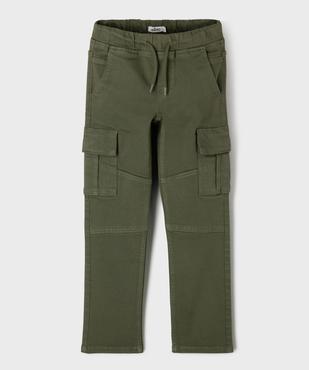Pantalon cargo 6 poches garçon vue1 - GEMO (ENFANT) - GEMO