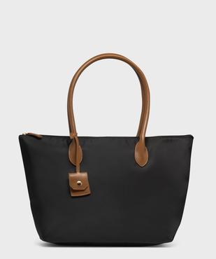 Sac à main zippé forme cabas à grandes anses femme  vue1 - GEMO (ACCESS) - GEMO