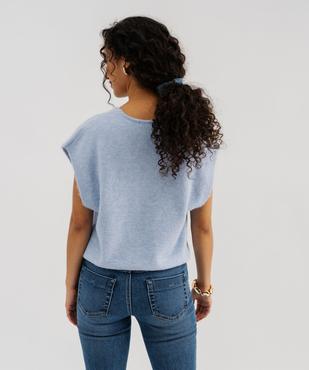 Gilet sans manches coupe oversize femme vue3 - GEMO(FEMME PAP) - GEMO