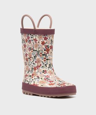 Bottes de pluie fleuries à anses fille - Lovely Wings vue2 - LOVELY WINGS - GEMO