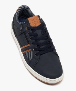 Baskets basses à lacets au look urbain homme vue6 - URBAN STEPS - GEMO