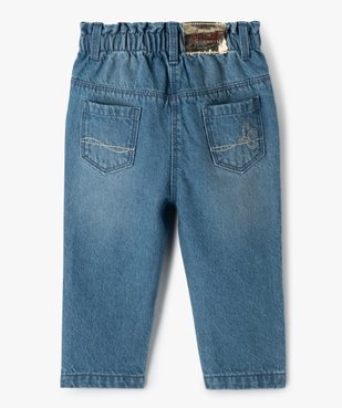 Jean bébé fille ample avec taille élastiquée - LuluCastagnette vue4 - LULUCASTAGNETTE - GEMO