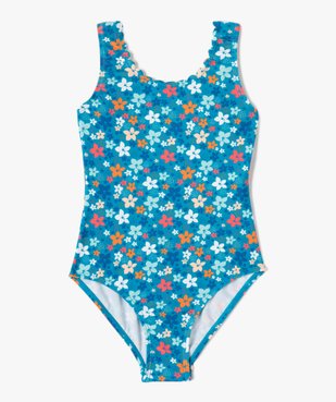 Maillot de bain fille une pièce à motifs fleuris vue1 - GEMO (ENFANT) - GEMO