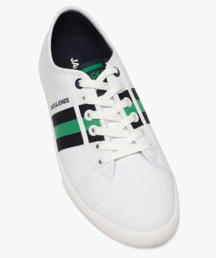 Tennis homme en toile à bandes contrastées – Jack & Jones vue5 - JACK & JONES - Nikesneakers