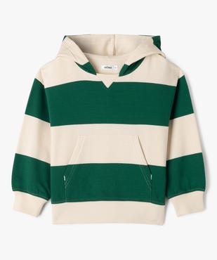 Sweat à capuche douillet imprimé garçon vue1 - GEMO (ENFANT) - GEMO