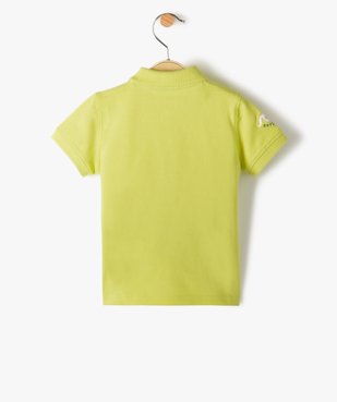 Polo bébé garçon à manches courtes et broderies - Lulu Castagnette vue4 - LULUCASTAGNETTE - GEMO