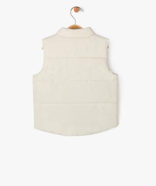 Blouson matelassé sans manches bébé garçon - LuluCastagnette vue4 - LULUCASTAGNETTE - GEMO