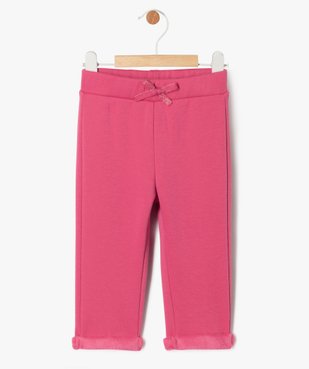 Pantalon en maille chaude et douce bébé fille vue1 - GEMO(BEBE DEBT) - GEMO