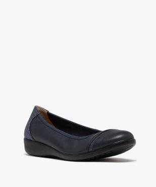 Ballerines confort en cuir femme vue2 - G'FLEX - GEMO
