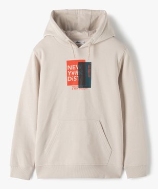 Sweat garçon à capuche avec motif ou inscription vue1 - GEMO (ENFANT) - GEMO
