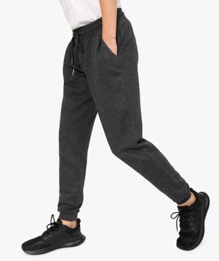 Pantalon de jogging femme en jersey molletonné vue1 - GEMO(FEMME PAP) - GEMO