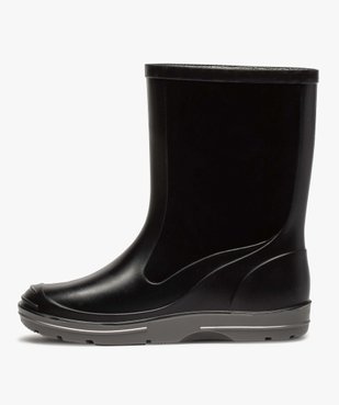 Bottes de pluie garçon à semelle crantée contrastante vue3 - GEMO (ENFANT) - GEMO