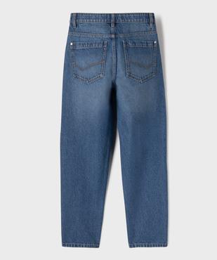 Jean cropped loose avec taille ajustable garçon vue3 - GEMO 4G GARCON - GEMO